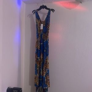 Summer long dress small meduim stretchy show breast if you have any clevach